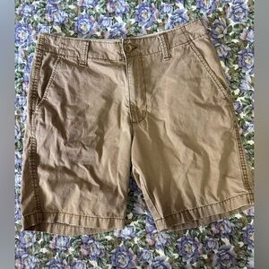 Old Navy Men's Brown Flat Front Shorts